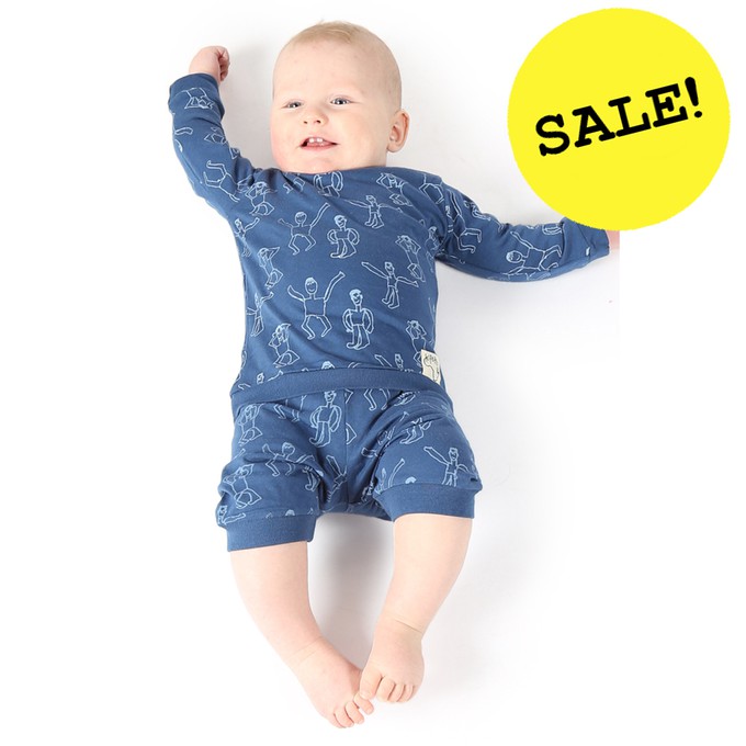 DANSI Baby Pyjama Blue from Kipepeo-Clothing