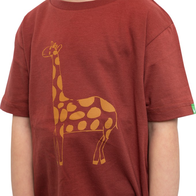 TWIGA Kids Shirt Marsala from Kipepeo-Clothing