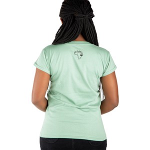 SERENGETI Women Shirt Mint Green from Kipepeo-Clothing