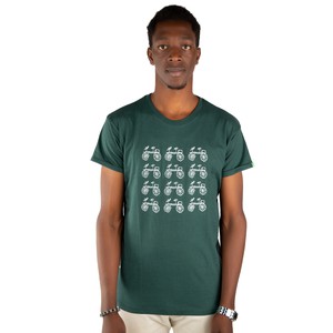 BAISIKELI V.2 Men Shirt Dark Green from Kipepeo-Clothing