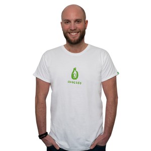 AVOCADO Men Shirt White from Kipepeo-Clothing