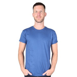BASIC Männer T-Shirt Blau from Kipepeo-Clothing