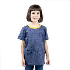 WANYAMA Kids Shirt Charcoal van Kipepeo-Clothing