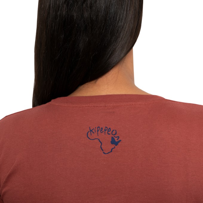 BAISIKELI Women Shirt Marsala from Kipepeo-Clothing BAISIKELI Women Shirt Marsala from Kipepeo-Clothing