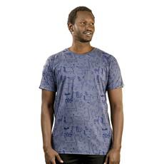 WANYAMA Männer Shirt Charcoal van Kipepeo-Clothing