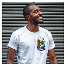NYANI Men Shirt White van Kipepeo-Clothing