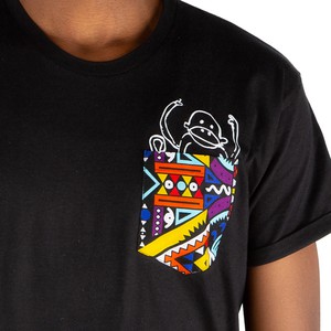 NYANI Men Shirt Black from Kipepeo-Clothing