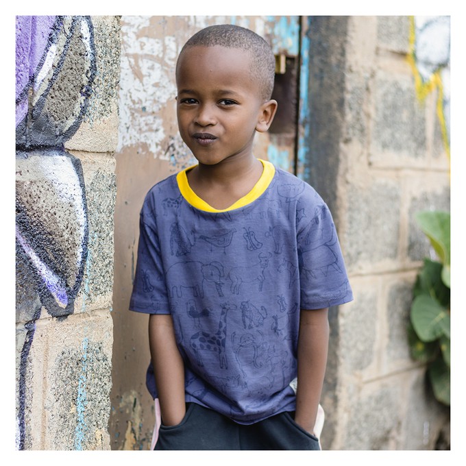 WANYAMA Kids Shirt from Kipepeo-Clothing
