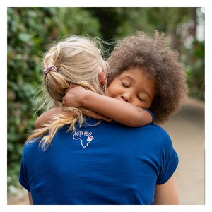 HIPPO Kids Shirt Cerulean Blue from Kipepeo-Clothing