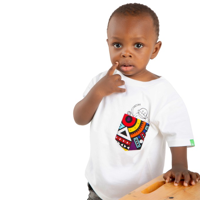 NYANI POCKET Kids Shirt from Kipepeo-Clothing