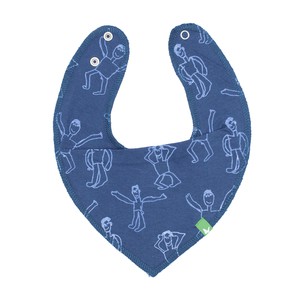 DANSI Baby Bib Blue from Kipepeo-Clothing