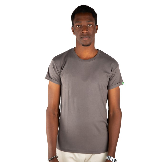 BASIC Männer T-Shirt Dunkelgrau from Kipepeo-Clothing