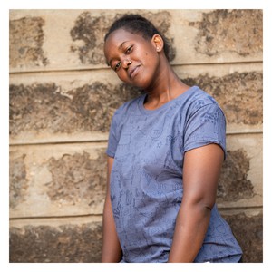 WANYAMA Women Shirt Charcoal from Kipepeo-Clothing