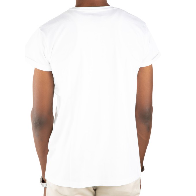 3-ER PACK BASIC Männer T-Shirt Weiß from Kipepeo-Clothing