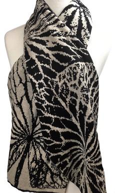 sjaal Bladnerf via Knits For Your Inspiration