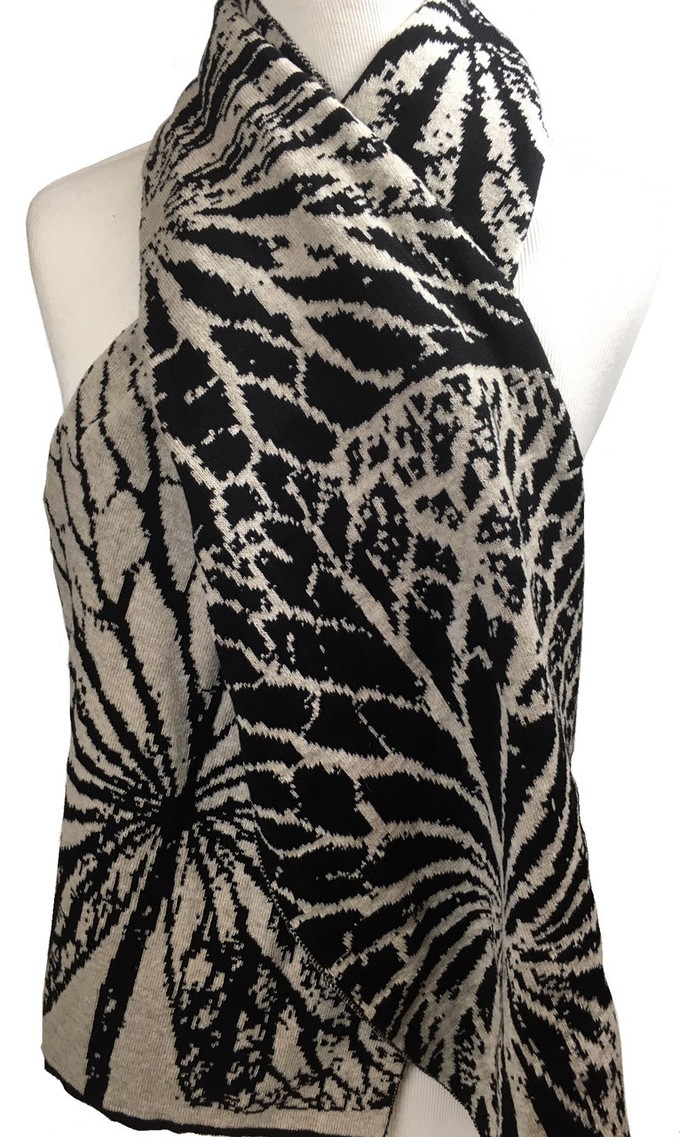 sjaal Bladnerf from Knits For Your Inspiration