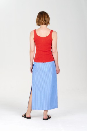 COVE Vest Organic Cotton Vest - Orange from KOMODO