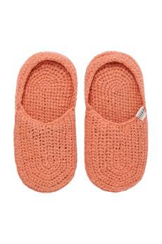 HIDE - Handknitted Wool Slipper Peach via KOMODO