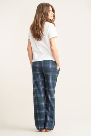 JIM JAM Womens Organic Cotton Pyjama Bottoms - Black Watch from KOMODO