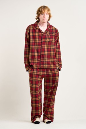 JIM JAM Mens Organic Cotton Pyjama Set - Berry from KOMODO