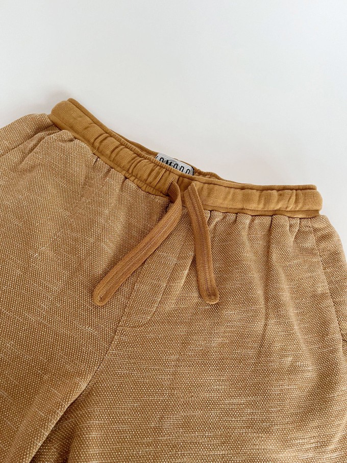 CALUM - Organic cotton shorts - Sand melange from KOMODO