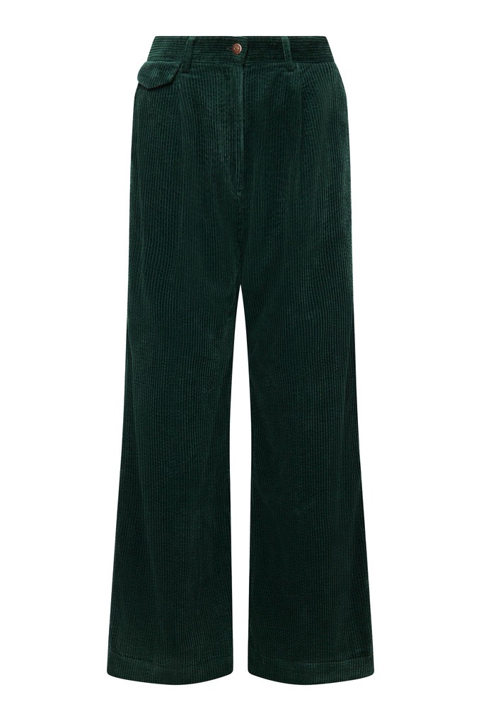 TIGER - Organic Cotton Jumbo Cord Trouser Soft Ivy from KOMODO