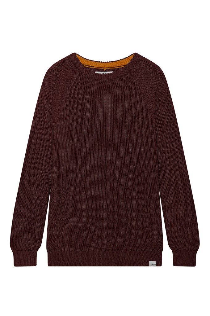 SERGIO - Mens Organic Cotton Jumper Brown from KOMODO