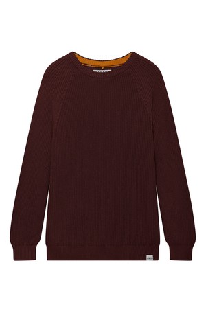 SERGIO - Mens Organic Cotton Jumper Brown from KOMODO