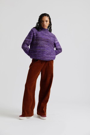 AMANDA  Fine Merino Wool Jumper - Lavender from KOMODO