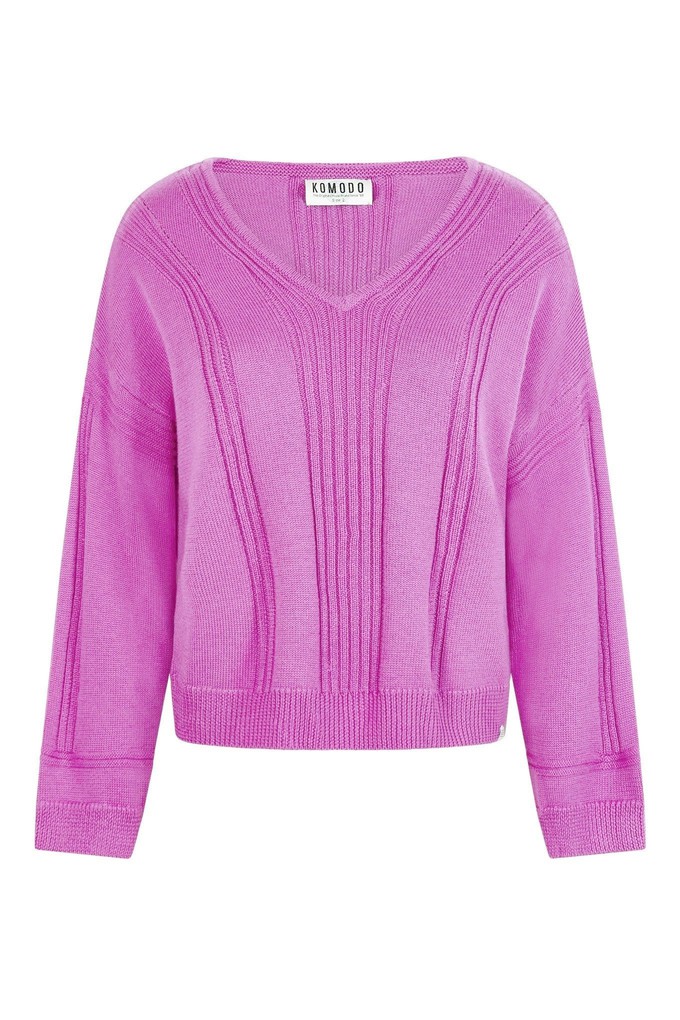 ANYA Wool Jumper - Fuchsia Pink from KOMODO