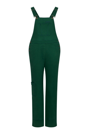 LENI - Cotton Dungarees Forset Green from KOMODO