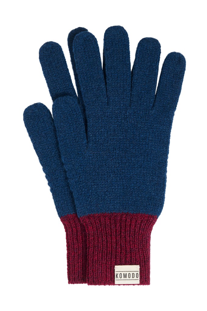 PRIMROSE Merino Wool Gloves - Navy from KOMODO