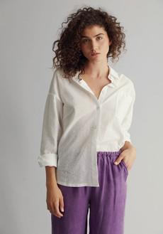 HANAKO Organic Cotton Shirt - White van KOMODO