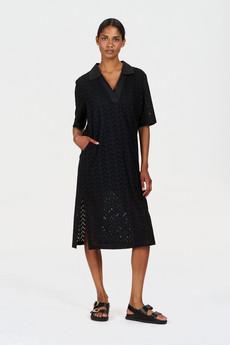 DELILAH Organic Cotton Dress - Black via KOMODO