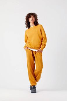 EVIE - Organic Cotton Trackpants Mustard via KOMODO