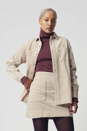 JEAN - Organic Cotton Overshirt Winter White from KOMODO