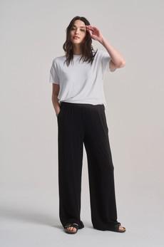 BINITA Modal Trouser - Black via KOMODO