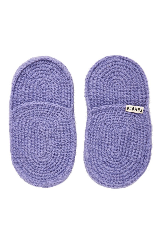 HIDE - Lambswool House Slipper Lavender from KOMODO