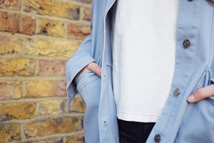 CHORE Organic Cotton Jacket - Blue from KOMODO