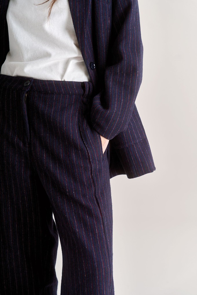 OPHELIA Recycled Poly Wool Blazer - Navy from KOMODO