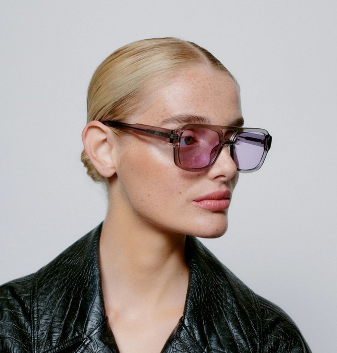 KAYA - Grey Transparent Sunglasses by A.Kjaerbede from KOMODO