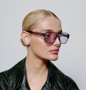 KAYA - Grey Transparent Sunglasses by A.Kjaerbede from KOMODO