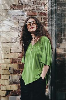 ARIA - Modal Jersey Top - Green via KOMODO