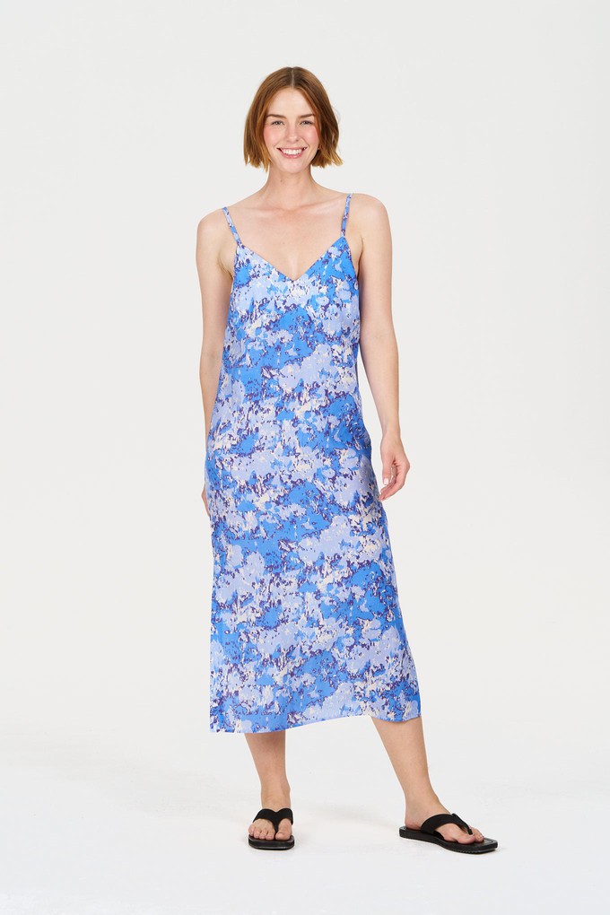 MILLER Tencel Linen Dress - Acid Blue from KOMODO