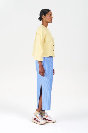 COVET Recycled Poly Cardigan - Yellow from KOMODO