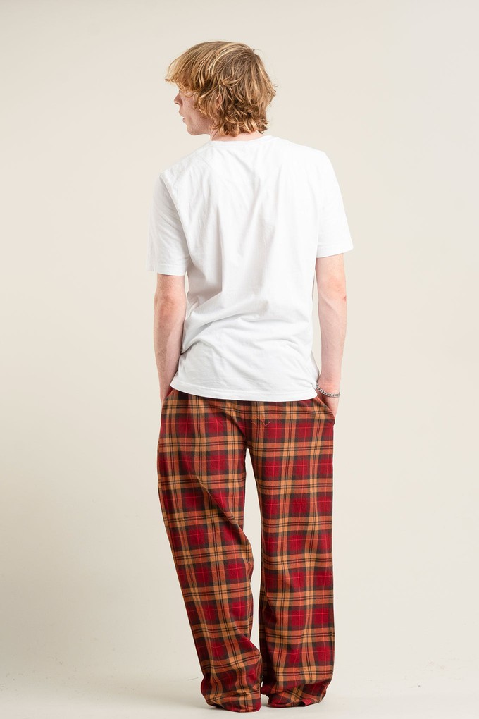JIM JAM Mens Organic Cotton Pyjama Bottoms - Berry from KOMODO