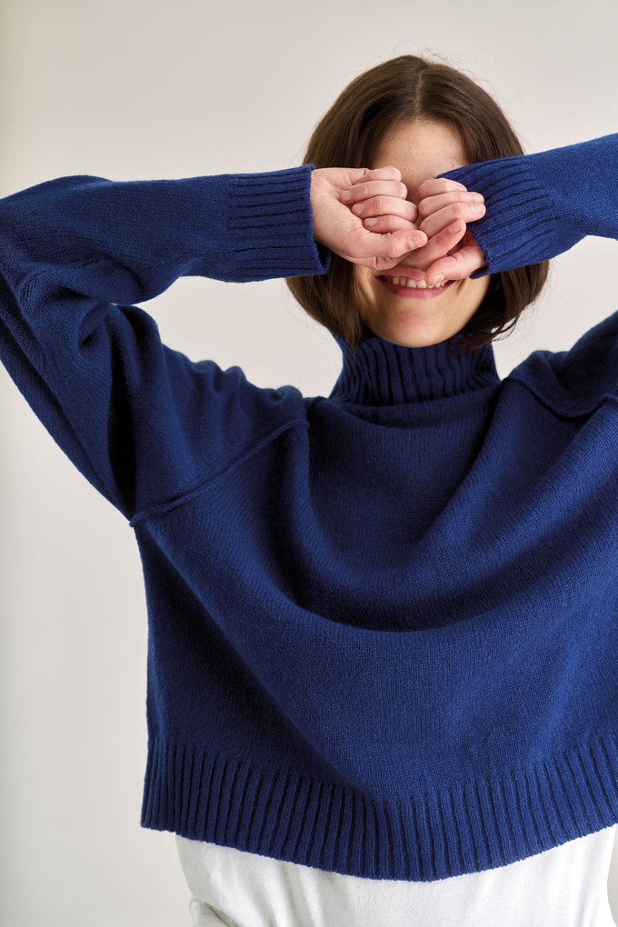 MILLIE Wool Top - Navy from KOMODO
