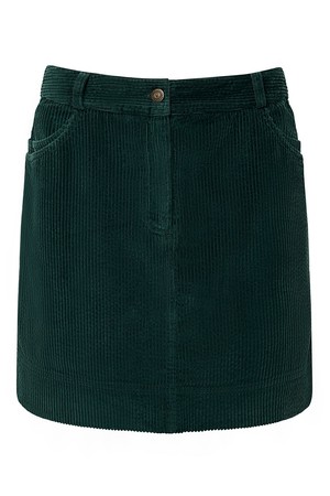 LEONI - Organic Cotton Cord Miniskirt Soft Ivy from KOMODO