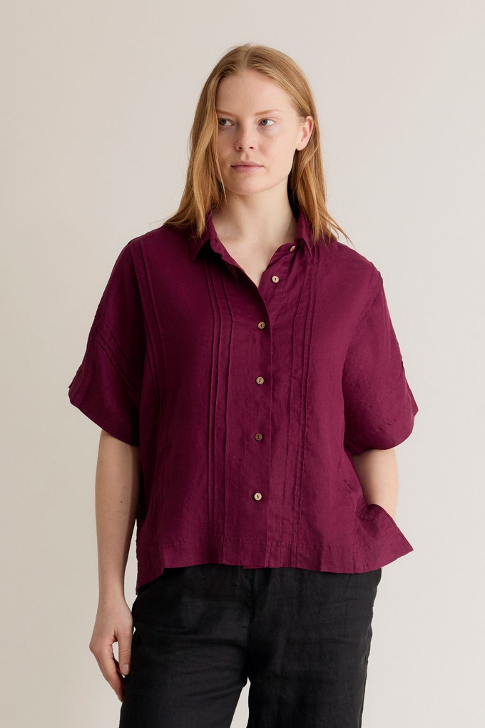KIMONO - Linen Shirt Berry from KOMODO