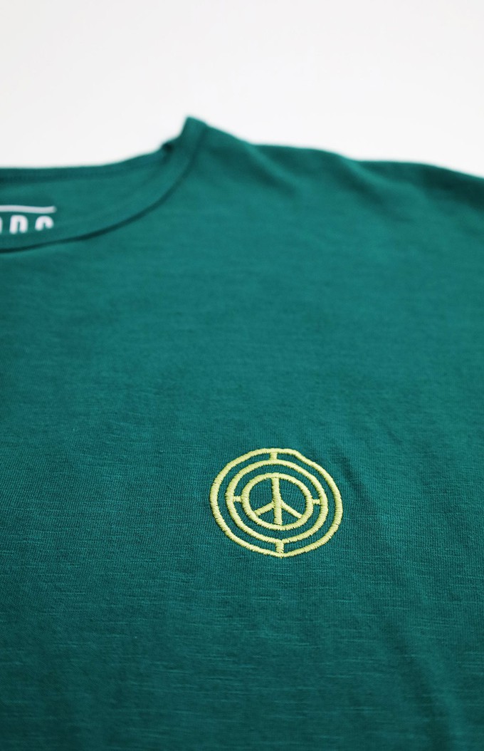 KIN Tee Mens GOTS Organic Cotton - Teal Green from KOMODO